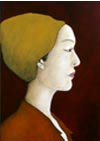 Femme, profil droit