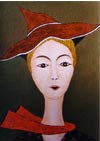 Femme au chapeau